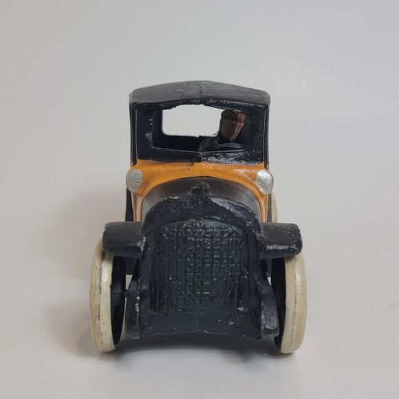 Arcade Reproduction Cast Iron Die Cast Toy Taxi Moving Wheels - Picture 5 of 9